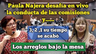 Paola Nájera desafía a las sospechosas comisiones [upl. by Fraya269]