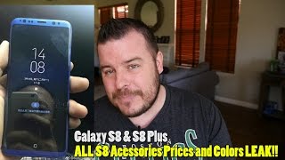 Samsung Galaxy S8 and S8 Plus Colors and Pricing LEAK  DeX PRICING  Galaxy S8 AKG Earphones LEAK [upl. by Atauqal100]