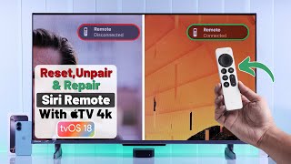 How to Repair amp Reset your Apple TV Siri Remote tvOS 18 [upl. by Adas869]