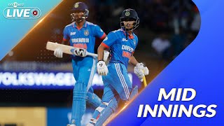 Cricbuzz Live Match 3 Pakistan vs India Midinnings show [upl. by Notsla]