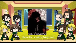 AOT react to Anos Voldigoad [upl. by Georas]