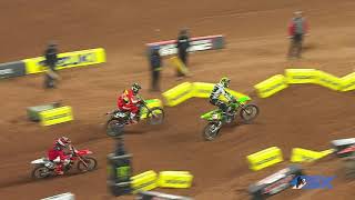 Eli Tomac VS Justin Barcia In Atlanta [upl. by Otrebireh]