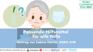 Inkontinenz Passende Hilfsmittel für alle Fälle [upl. by Akemrehs178]