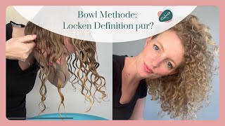 ▶Bowl Methode für Locken Meine besten Tipps amp Tricks für gesunde Haare  Curly Girl Method geeignet [upl. by Ramburt748]