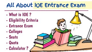 All about IOE Entrance Exam Full Details  IOE Aspirant Must Watch [upl. by Tocs423]