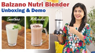 Best Bullet Mixer Grinder  Balzano Nutri Blender 500W Review  Now with 3 Jars Best Nutri Blender [upl. by Nyltiac]