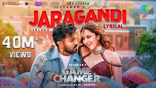 Jaragandi  Lyrical Video  Game Changer  Ram Charan  Kiara Advani  Shankar  Thaman S [upl. by Bunns]