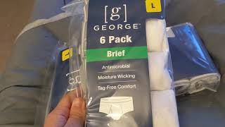 Opening A Pack of George Walmart Brand Tighty Whities [upl. by Janaye]