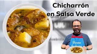 Chicharrón en Salsa Verde con Papas [upl. by Netnerb]