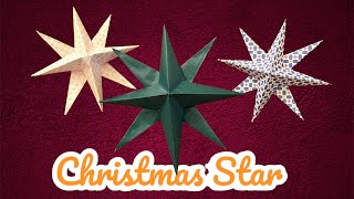 🌟 STELLA DI NATALE facilissima Christmas Star Very Easy DIY christmasstar stelle [upl. by Morgun]