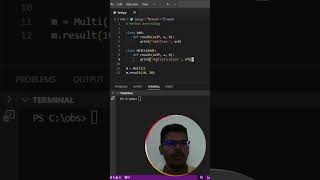 Method Overriding in python oopsconcept oop python pythonprogramming python3 [upl. by Eetnwahs]