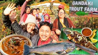 Baba ko Treat  Gandaki Trout Farm Bhurjung Pokhara [upl. by Hadwin715]