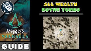 All Boyne Tombs Wealth in Assassins Creed Valhalla  AC Valhalla Wealth Locations [upl. by Mazurek]