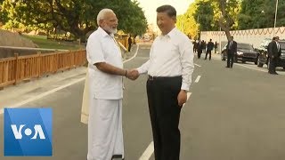 Xi Jinping and Narendra Modi Tour World Heritage Sites in India [upl. by Michelsen]