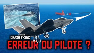 CRASH DUN F35C A LAPPONTAGE  DBRIEF FACTEUR HUMAIN 1 [upl. by Ynafets771]