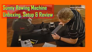 Sunny Rowing Machine Review amp Setup SF RW5801 RW5515 Rower [upl. by Irving656]