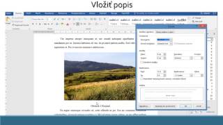 Vloženie obrázka a popisu do dokumentu [upl. by Hewitt]