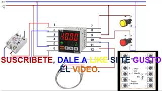 Pirometro como conectar un pirometro controlador de temperatura control de temperatura pyrometer [upl. by Labannah]