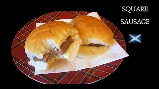 Scottish Square Sausage Recipe  Lorne Sausage  Scottish Sliced Sausage [upl. by Ludly670]