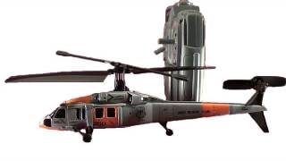 Silverlit Black Hawk Deluxe RC helicopter review With SH60B seahawk canopy [upl. by Llorrac19]