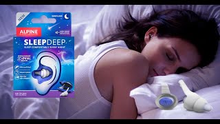 Alpine SleepDeep  comfortable sleeping earplugs for a quiet night’s sleep [upl. by Nickola]