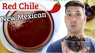 Authentic Red Chile Sauce  Four ingredients 20minutes epic New Mexican staple [upl. by Latsyek]