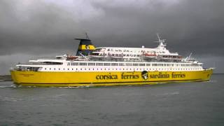 Ferries at the Port of Bastia Corsica [upl. by Nylednarb]