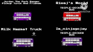 TripleDecker Bus Comparison [upl. by Xam]