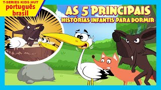 5 principais histórias infantis para dormir  Histórias infantis Histórias para crianças  Kids hut [upl. by Akeim524]