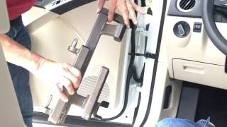 MultiLift Handicap Disability Lift Left Front Speedy Bar Placement in VW Tiguan  Detail [upl. by Ttezzil]