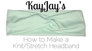 How to Make a KnitStretch Headband [upl. by Aeriell]