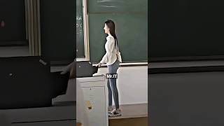 College teacher dancing in class room 🥰viralvideos shorts viral trending teacher collage song [upl. by Legnaleugim]