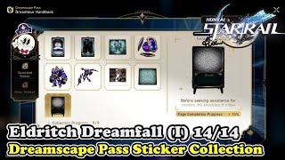 Eldritch Dreamfall I Sticker Collection Locations Honkai Star Rail Dreamscape Pass Stickers [upl. by Cathie]