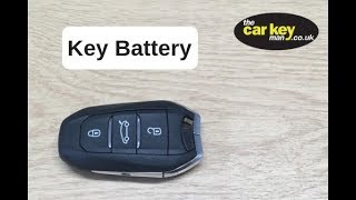 2016 Citroen Picasso change key battery HOW TO [upl. by Judah]