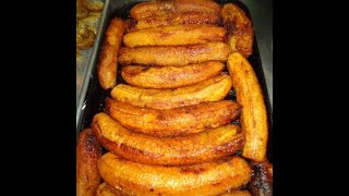 Platano Maduro Horneado [upl. by Eneja]