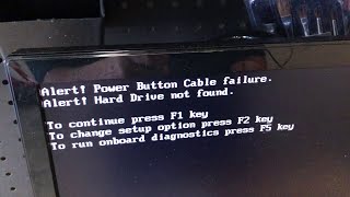 Dell Optiplex power button cable failure A guide on how to stop the annoying error [upl. by Marsiella545]