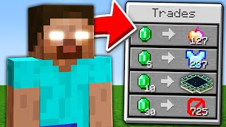 Minecraft But Herobrine Trades OP Items… [upl. by Otilia725]