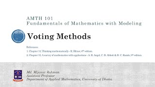 Voting Methods  Part 3 Fairness Criteria  Flaws of Voting Methods  Arrows Impossibility Theorem [upl. by Huebner]