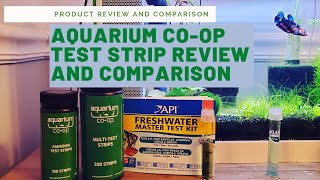 NEW Aquarium CoOp Test Strip Review and Comparison [upl. by Kucik]