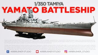 Battleship Yamato  1350 TAMIYA SCALE MODEL [upl. by Ecnerol]