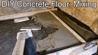 DIY Concrete Floor Pouring Slab 33 [upl. by Catina]