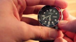 How To Set Time Day Date On Seiko Automatic Watch [upl. by Allertse]