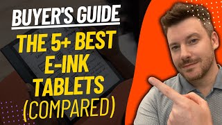 TOP 5 BEST EINK TABLETS  Best EInk Reader Review 2023 [upl. by Leshia]