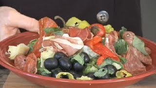 Italian Antipasto Tray Salad  Italian Appetizers [upl. by Cung]