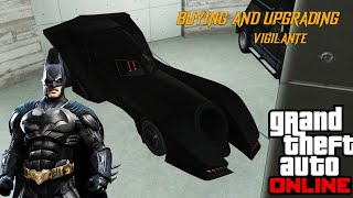 Buying And Upgrading VIGILANTE CustomizationGTA Online [upl. by Roleat328]