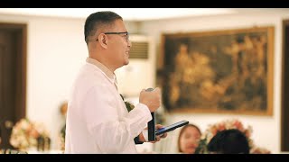 ♡ Message to the Newly Wed by Ninong JP  Principal Sponsor [upl. by Airad]