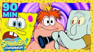 SpongeBob  90 Minuten der ALLERBESTEN SpongeBobMomente  Staffel 10  SpongeBob Schwammkopf [upl. by Eylrahc273]