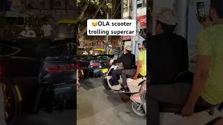 Scooter accident just missed with Supercar supercar bangalore [upl. by Packton857]