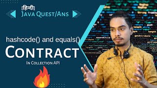 Equals and Hashcode Contract in Java  Java Interview Questions Answer in Hindi [upl. by Castor]