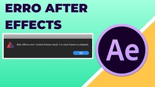 AFTER EFFECTS  Cached Preview Needs 2  BRASIL [upl. by Orabla553]